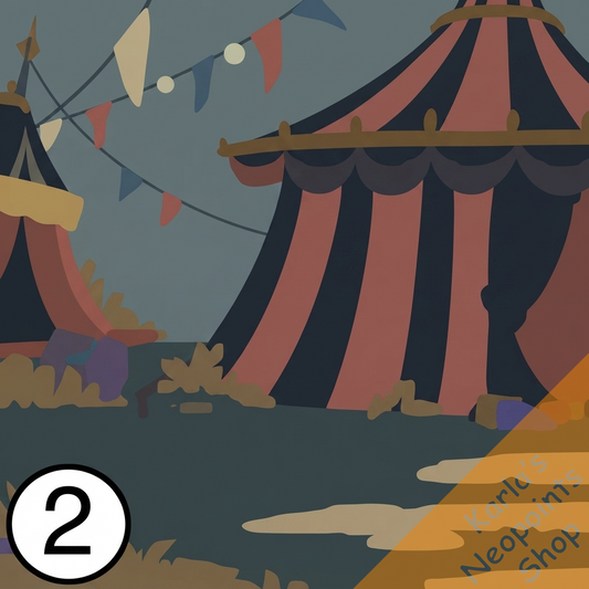 Outside the Extraordinary Circus Background