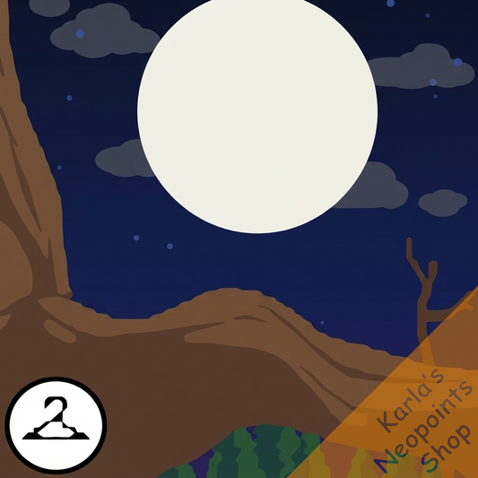 Midnight Tree Hangout Background