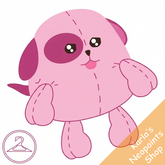Dyeworks Pink: Baby Overstuffed Warf Plushie