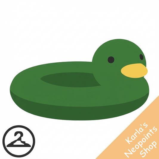 Dyeworks Green: Baby Ducky Pool Floatie