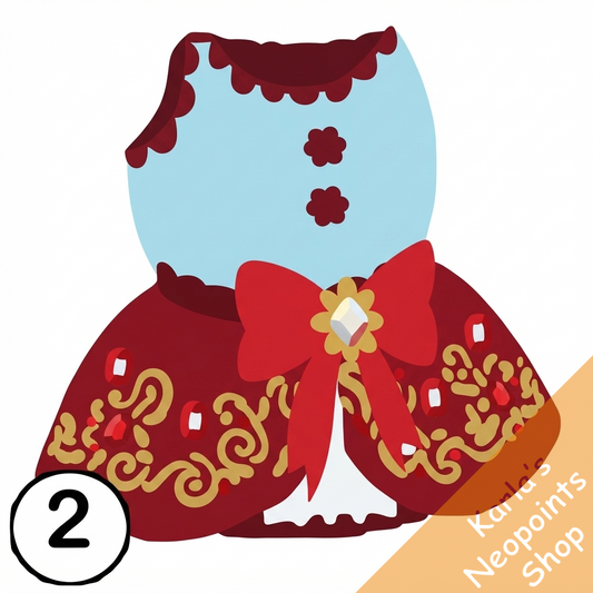 Dyeworks Blue: Baby Christmas Dress