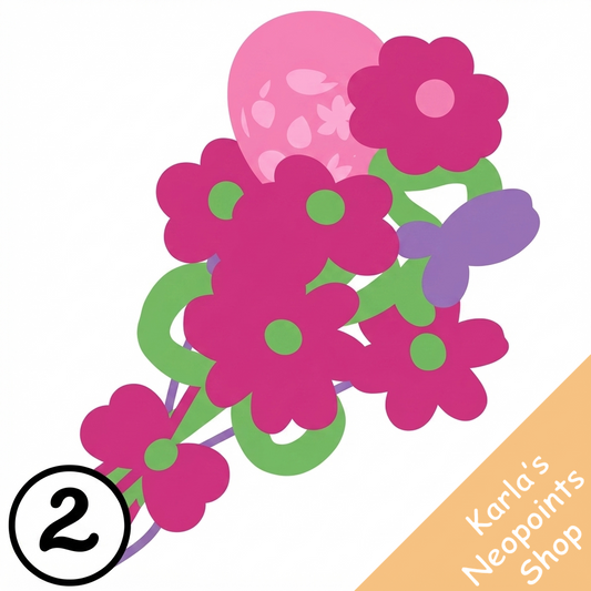 Spring Flower Balloon Bouquet