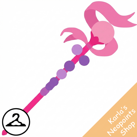 Magical Pink Orb Staff