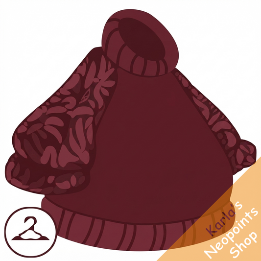 Gothic Maroon Sweater