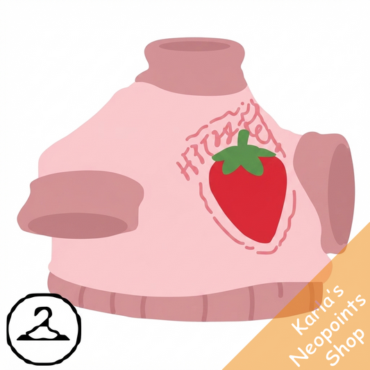 Pastel Strawberry Sweater