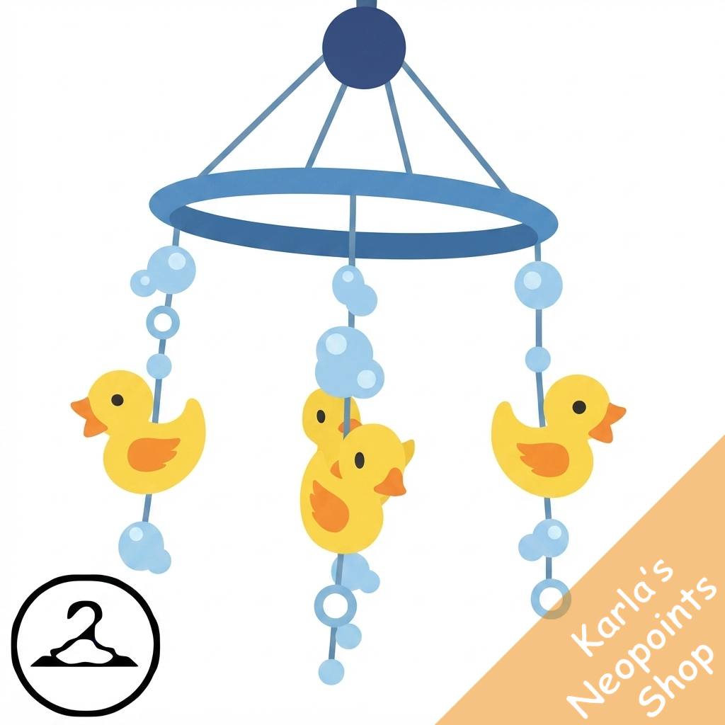 Rubber Ducky & Bubbles Mobile