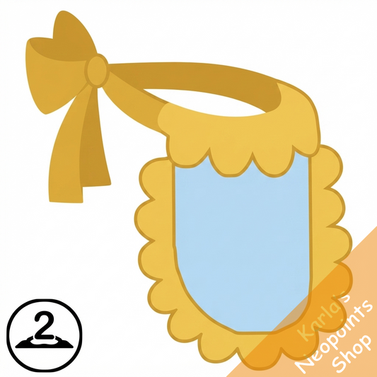 Blue & Yellow Baby Bib