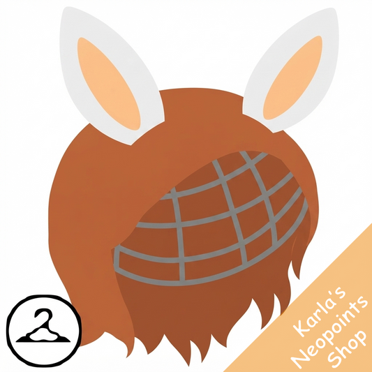 Baby Wig with Snowbunny Ears