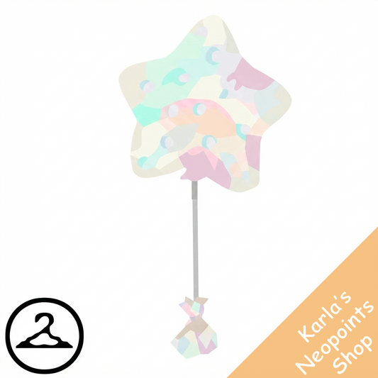 Dyeworks White: Baby Iridescent Balloon