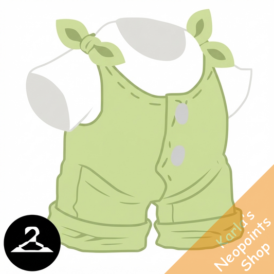 Dyeworks Green: Baby Playtime Overalls
