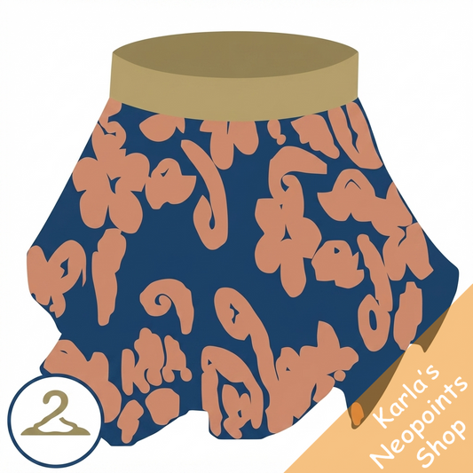 Fall Floral Skirt