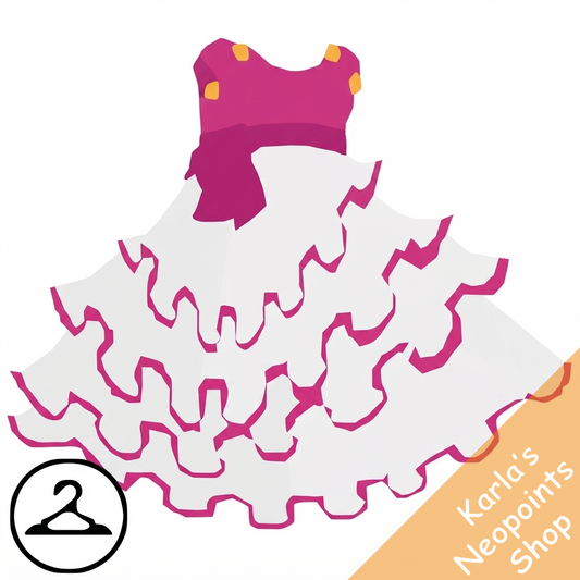 Dyeworks Pink: Baby Holiday Ruffle Dress