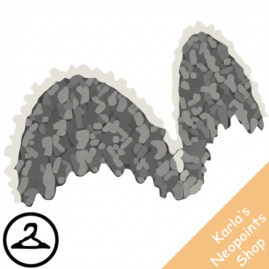 Dyeworks Grey: Baby Valentine Wings