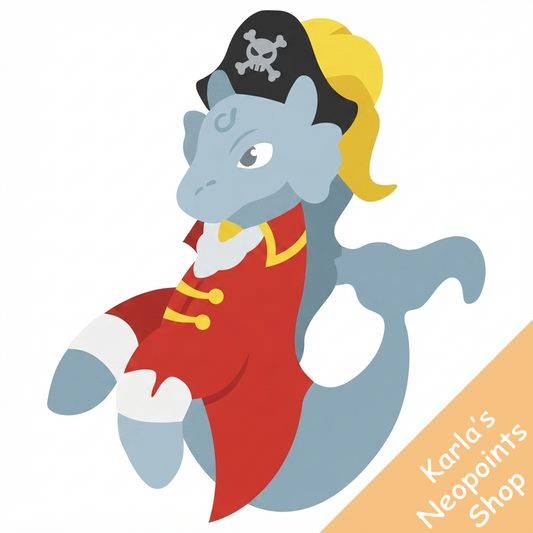 Pirate Peophin Plushie