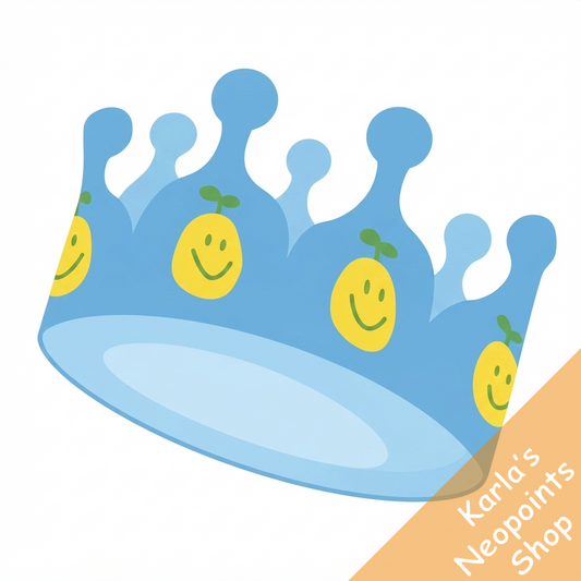 Blue Birthday Crown