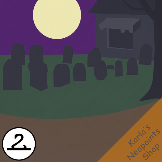 Games Graveyard Silhouette Background