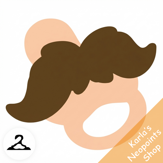 Baby Moustache Dummy