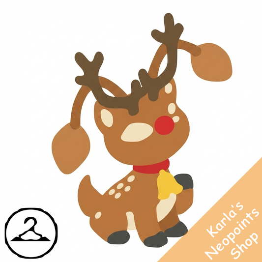 Pixel Habbo Christmas Aisha Companion Foreground