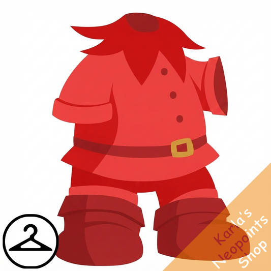 Dyeworks Red: Baby Blue Elf Outfit