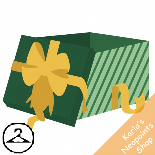 Dyeworks Green: Baby in a Present Box