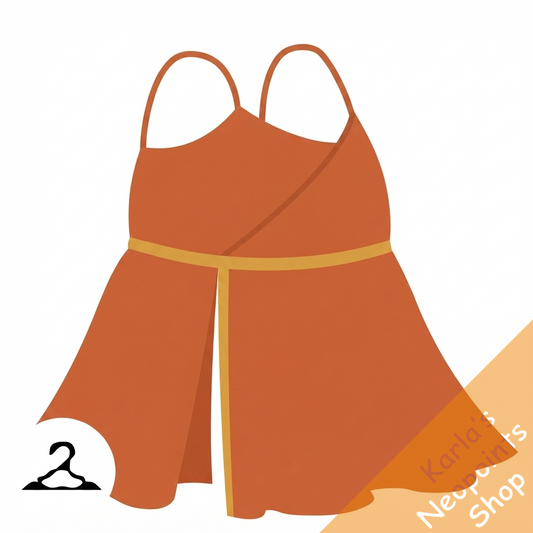 Dyeworks Orange: Maraquan Velvet Dress