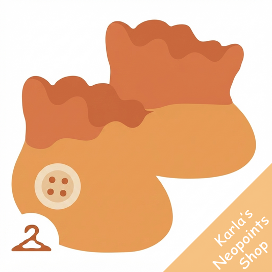 Dyeworks Orange: Baby Button Boots