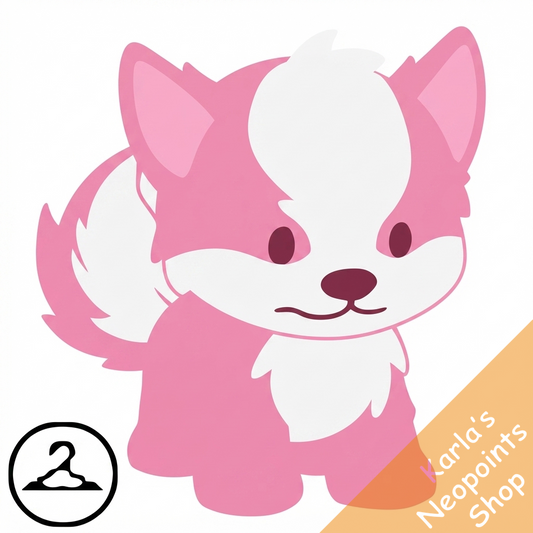 Giant Pink Doglefox Petpet Wearable