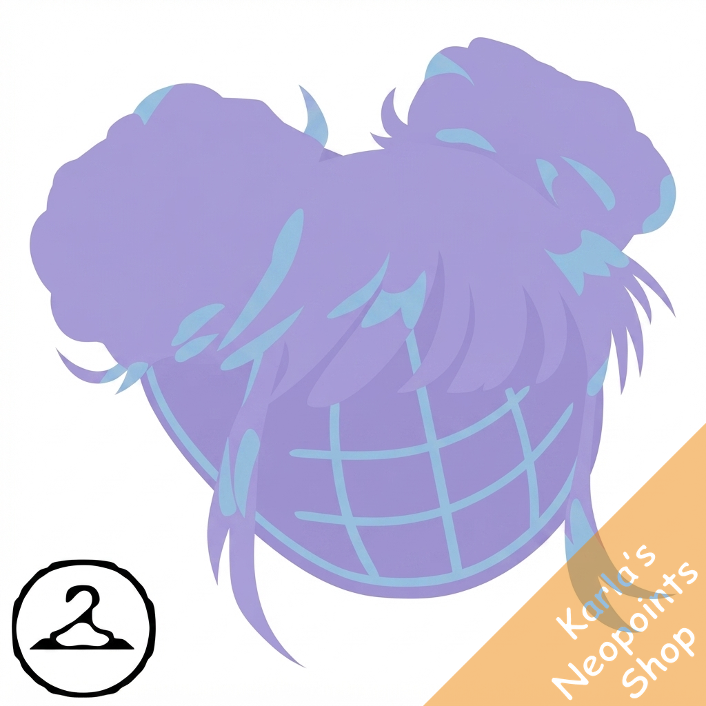Baby Starry Space Buns Wig