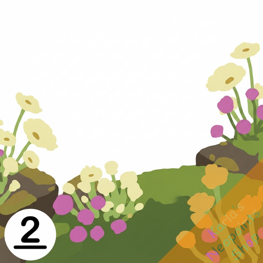 Seaside Flowers Trinket
