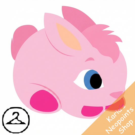 Dyeworks Pink: Baby Snowbunny Plushie