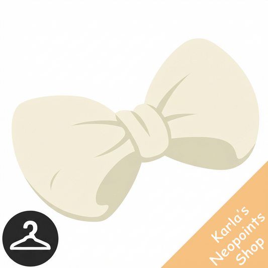 Dyeworks White: Pink Baby Bow