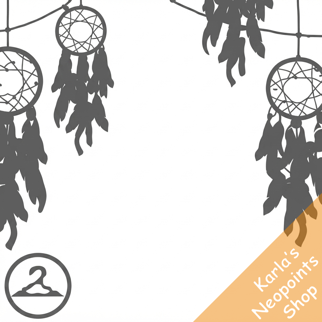 Dyeworks Black: Dream Catcher Garland