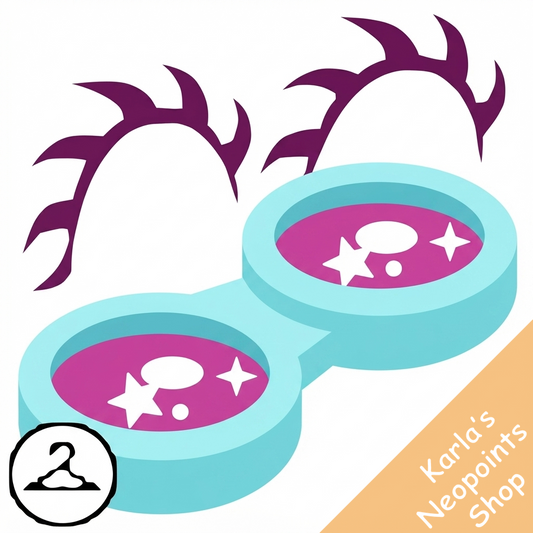 Dyeworks Pink: Maraquan Birthday Kawaii Contacts