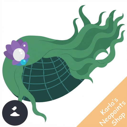 Dyeworks Green: Maraquan Wig with Negg Accessory