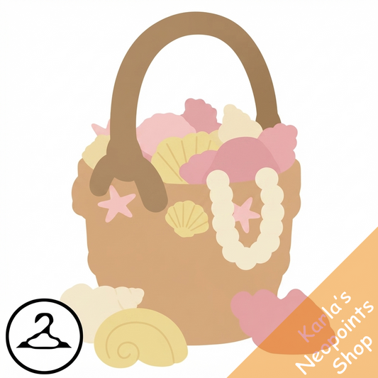 Dyeworks Brown: Maraquan Basket of Seashells