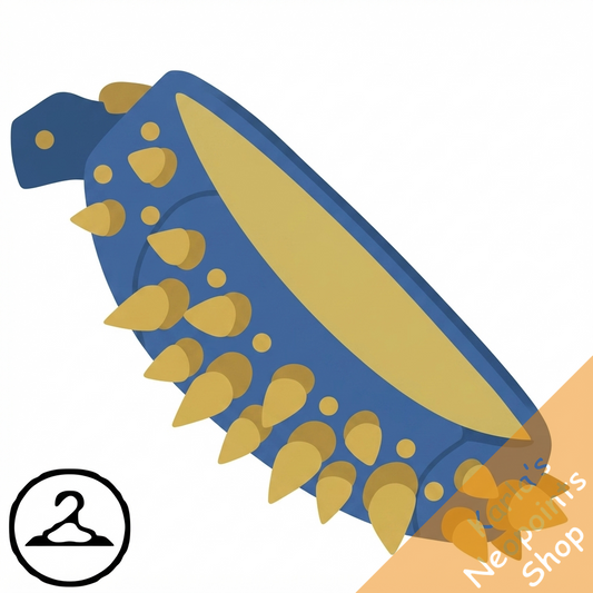 Dyeworks Blue: Mutant Spiked Collar
