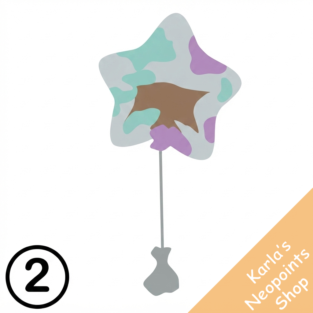 Dyeworks Black: Baby Iridescent Balloon