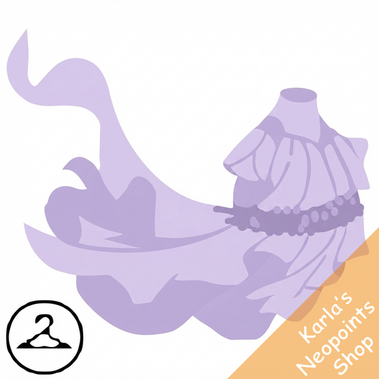Dyeworks Lavender: Maraquan White Beaded Gown