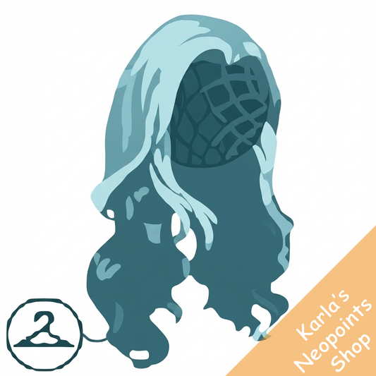 Dyeworks Light Blue: Wintery Maraquan Wig