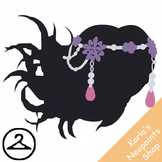 Dyeworks Black: Maraquan Wig with Ocean Jewels
