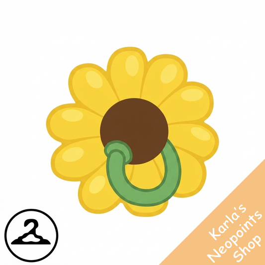 Dyeworks Yellow: Baby Spring Flower Binky