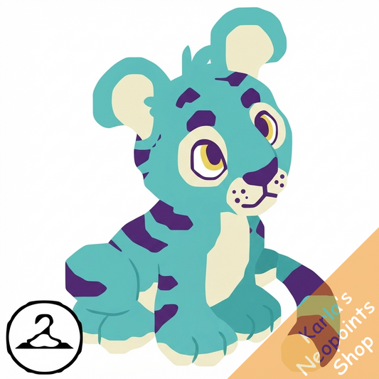 Habbo Hotel Blue Kougra