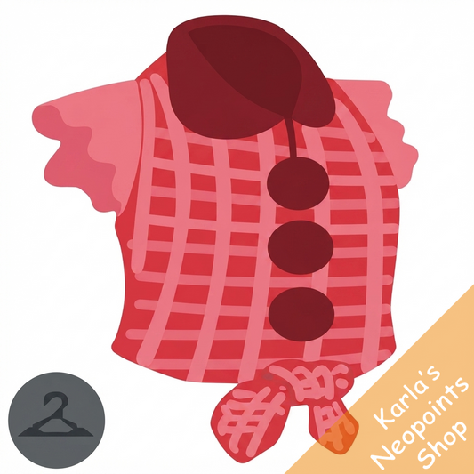 Premium Collectible: Red Gingham Top