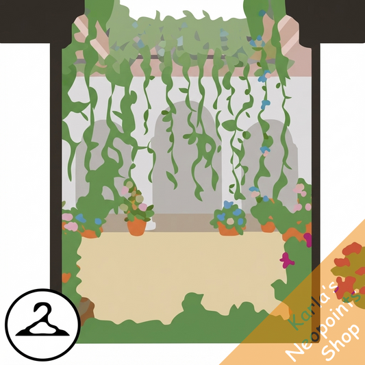 Premium Collectible: Hanging Garden Background
