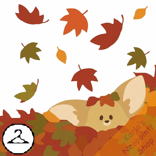 Premium Collectible: Faellie in Fall Foliage Foreground