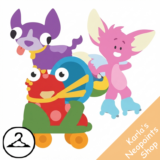Premium Collectible: Roller Skating Petpets Foreground