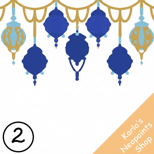Premium Collectible: Victorian Ornament and Light Garland
