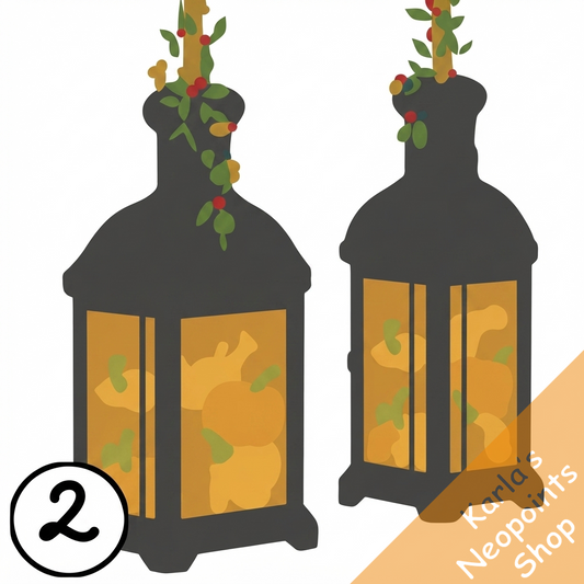 Premium Collectible: Hanging Autumn Lanterns
