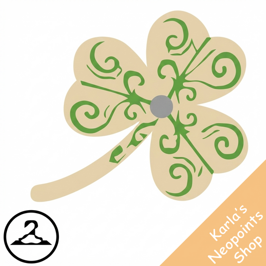 Premium Collectible: Wooden Shamrock Handheld