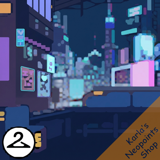 Premium Collectible: Cyberpunk Cityscape Background